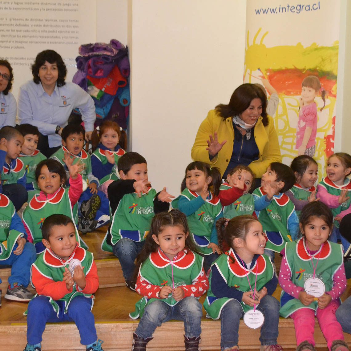 Niños del Jardín Montehue reinterpretan obras de artistas nacionales