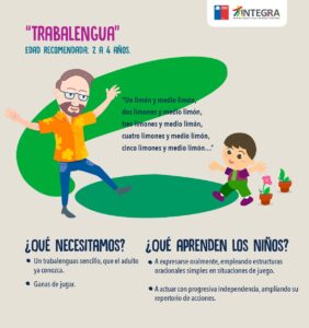 “Trabalengua”, “Importancia del agua” y “Toca toca”